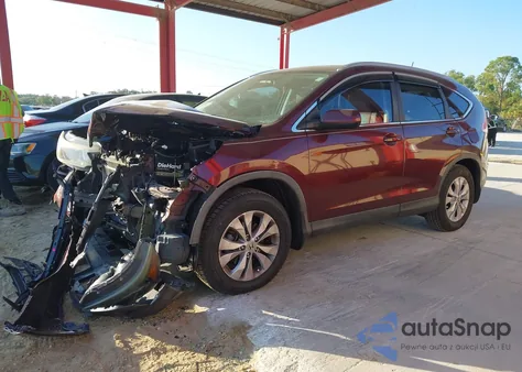 2012 Honda Cr-V Ex-L from USA, damaged, VIN 5J6RM3H78CL027782